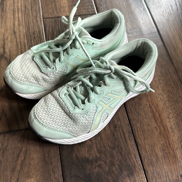 Asics Kid Girl Shoes Contend 8‎ Size 4 - Picture 1 of 9